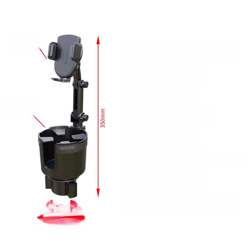 Car Cup Holder with Large Insulation for Phone and Beverage - New Design