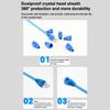 20Pcs Od6.5 Cable Connector Plug Cover Cat5E Cat6 Rj45 Ethernet Network Cable 10 Colors Strain Relief Boots Rj45 Connector Caps