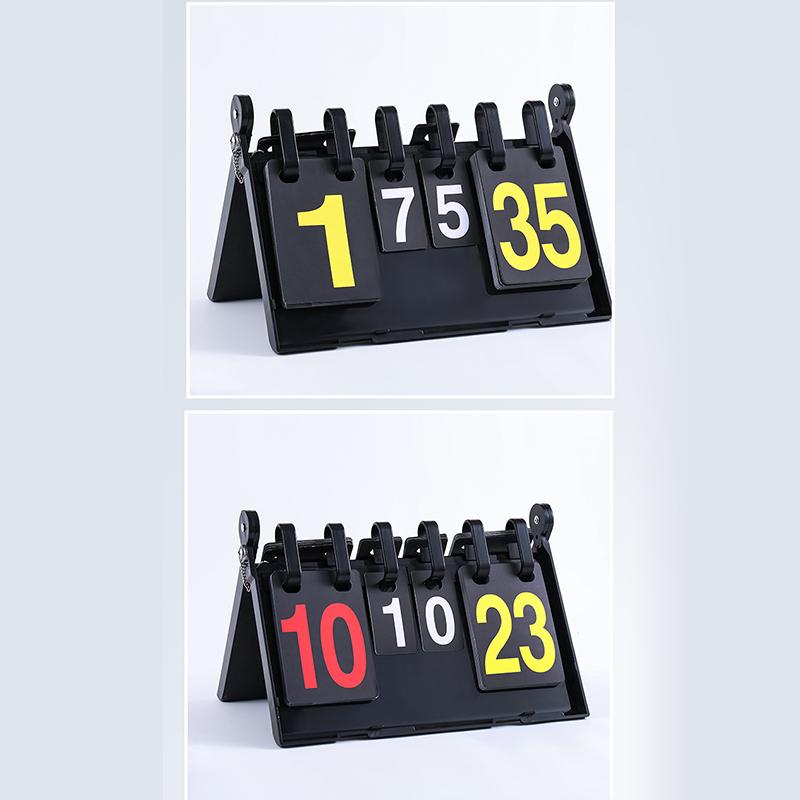 Table Scoreboard Flip Score Keeper Player Scorebook Scoreboard Flipper For Games Football Volleyball Competition Outdoor Sports