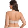 Intimo Sexy da Donna Taglie Forti per Primavera ed Estate, Schiena Scoperta, Con Ferretto, Push-up, Senza Spalline, Antiscivolo