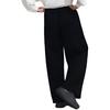 Li Ning Casual Pants Women's Black Moderate Straight Fit Pants AKLVB02-3