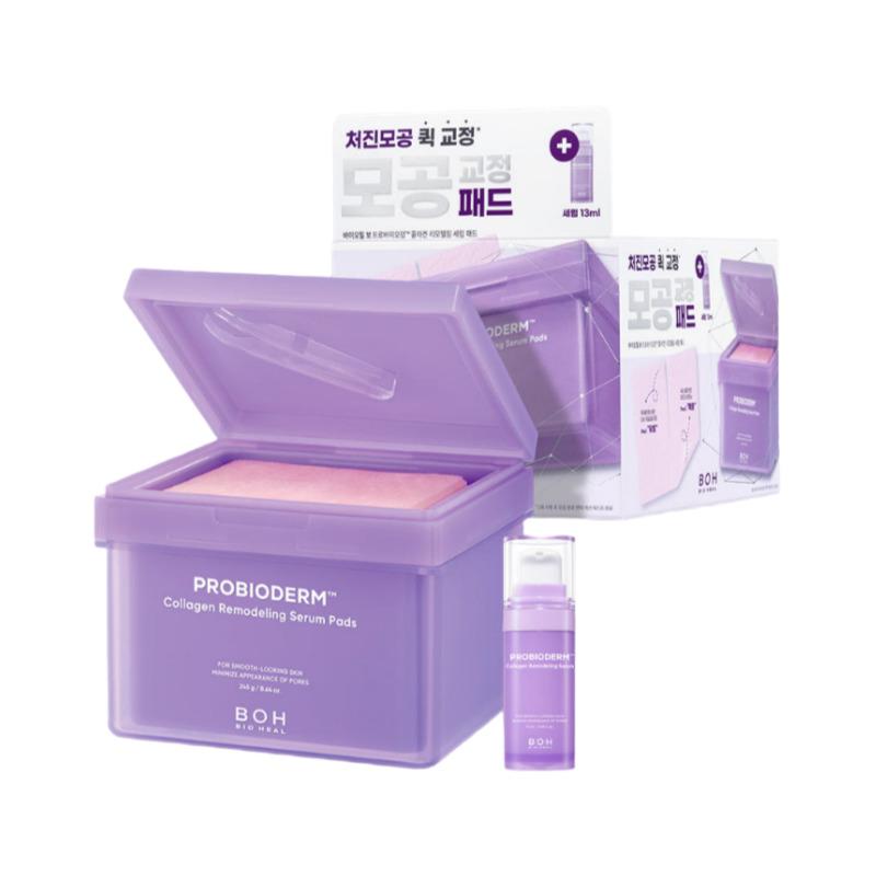 BioHeal Boh Probioterm Collagen Remodeling Serum Pads 70 Sheets + Collagen Serum 13ml
