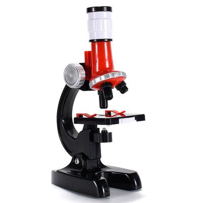 Creative Microscope Kit for Kids Students Adjustable Lenses Educational STEM Toy Learning Toy for Children Over 6 Ye