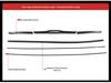 Mitsubishi Outlander/ASX/Eclipse Cross DX3/DX7 Bone-free Wiper Blade Rubber Strip
