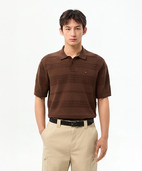 TOMMY HILFIGER Cotton Blend Polo Shirt (T12G1Kpn260Mt2Gv0)