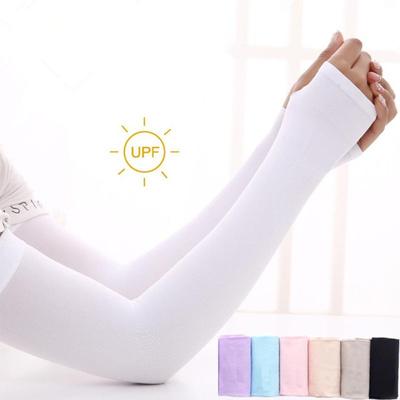 1 Pair Summer Sun Protection Arm Cooling Sleeve  UV Protection Sleeves  For Sun Protection Cycling Running Fishing Clambing