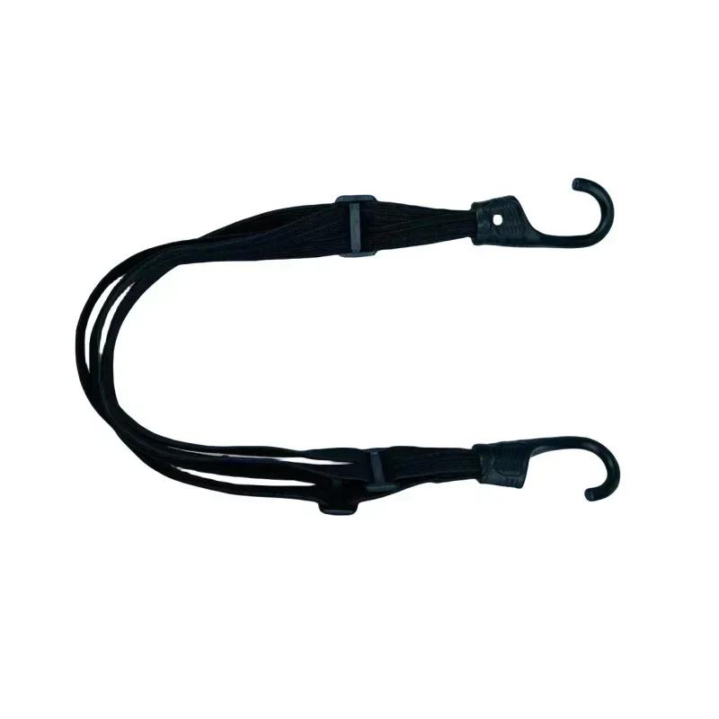 Motorcycle Luggage Strap Helmet Fixed High Elasticity Straps Retractable Elastic Buckle Rope Motorbike Durable Bike Helmet Net