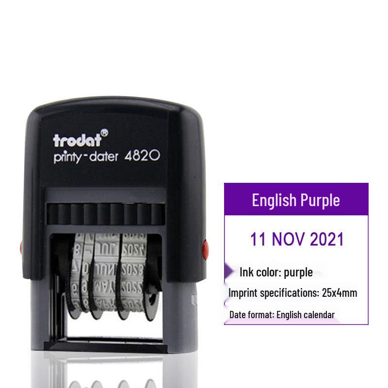Zhuoda 4810 Automatic Adjustable Date Stamp with Ink Dispensing