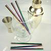 Rainbow Straws Stainless Steel Drinks Straw Metal Drinking Cleaner Reusable Barr