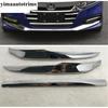Car Front Bumper Bottom Panel Protection Cover Trim ABS Red /Carbon Fiber / Chrome Accessories For Honda Accord 10th 2018 -