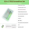 24/32 In 1 Precision Screwdriver Kit Magnetic Non Slip Green Handle for Home Office Daily Small Repair Needs