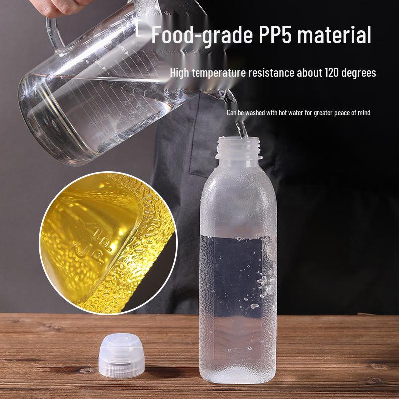 Household Squeeze Bottle for Oil, Soy Sauce, or Vinegar - Food Grade PP5