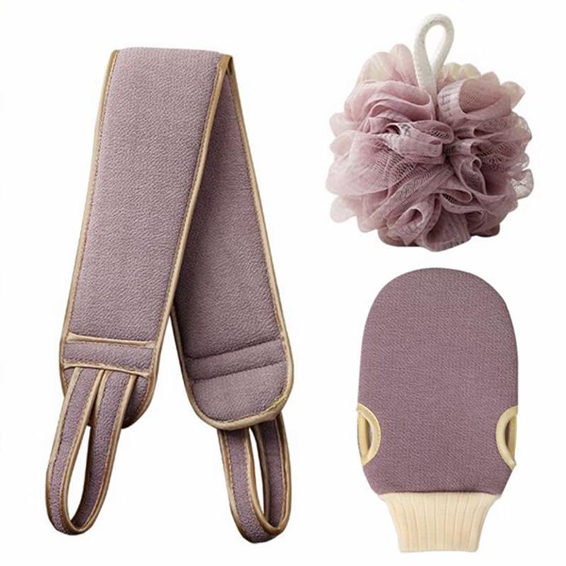 Exfoliating Bath Scrubber Set