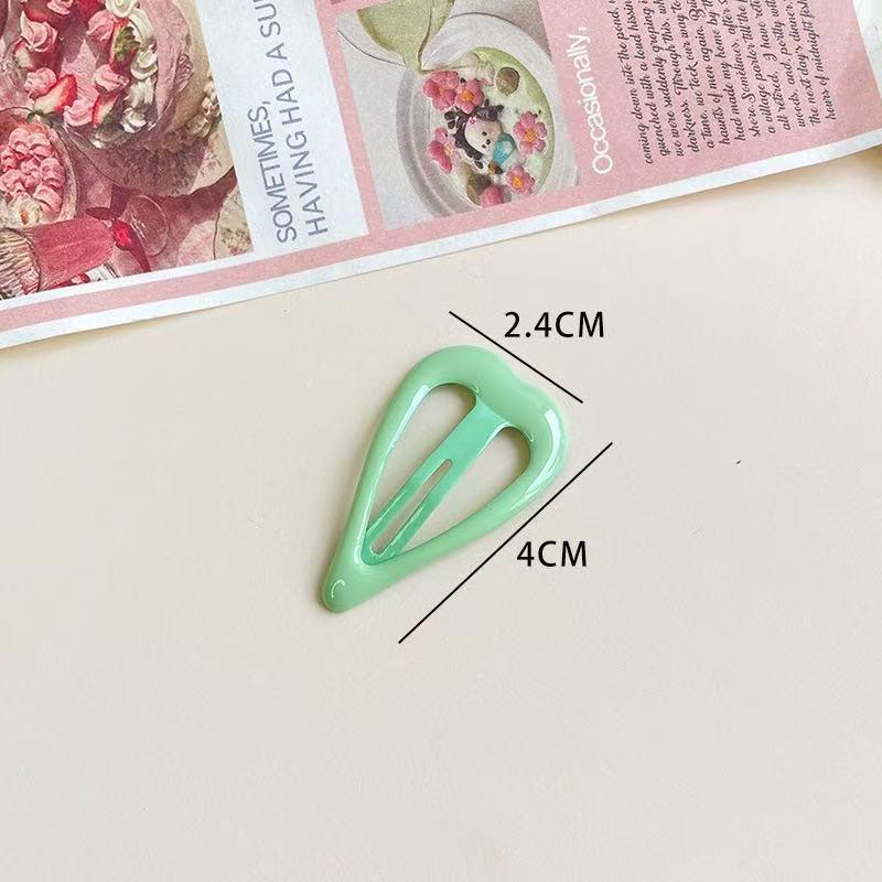 Colorful Dopamine Cute Kids' Korean Style Candy Hair Clip, 4cm