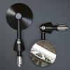 2Pcs Full Angle Motorbike Handlebar Mirror Flat/Convex Handle Bar End Mirror  for 16-18mm ID Handle