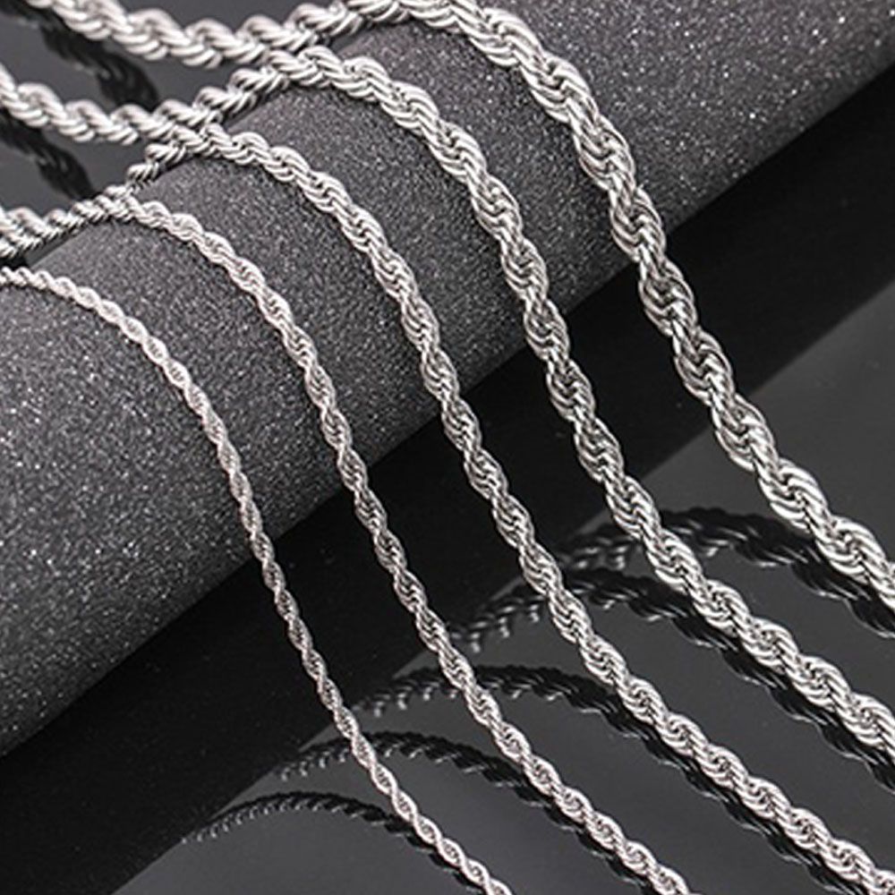 Titanium Chain Necklace Stainless Steel 