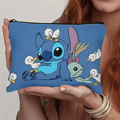 Disney Stitch Pen Case Cartoon Gift for Boys and Girls | Stationery Marker Holder Storage Bag