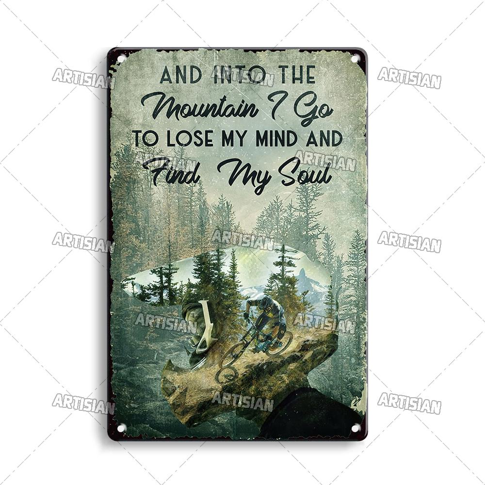 Artisian Cycling Decorative Plaque Bicycle Metal Sign Bike Sport Tin Plate Wall Decor Garage Bar Pub Club Hotel Cafe Kitchen