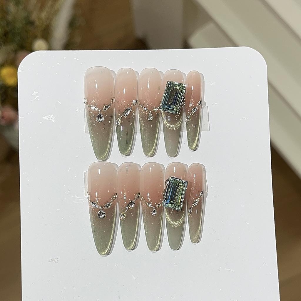 Cool Creamgrün Sommerfrisch Eis-transparent Avocadogrün Cat Eye K9 Haufen von Bohrer-Tragepanzer