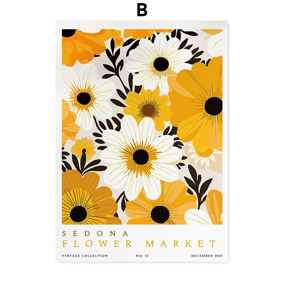 

Цветочный рынок Маргаритка настенное искусство постер украшение фреска скандинавская живопись на холсте настенные картины абстрактные принты эстетика домашний декор 21cm×30cm NoFrame