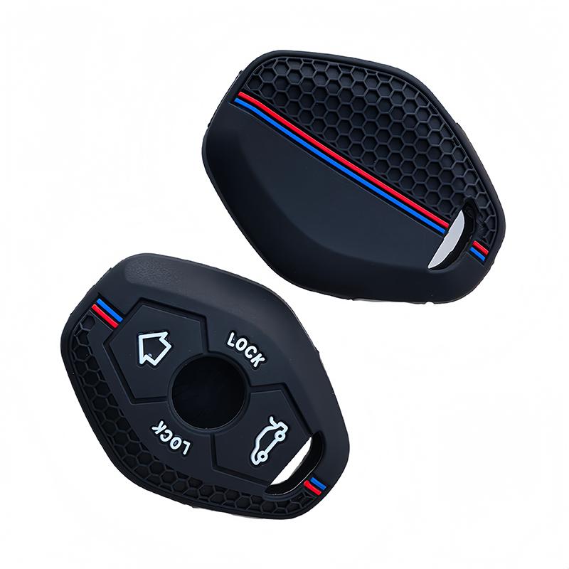 Silicone Shell Fob For Bmw X5 E53 X3 F83 E46 E39 E38 E60 E63 E61 E64 Series 3 5 7 330I Z3 Z4 E85 E86 M5 325I Car Key Cover Case