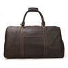 Vintage Luxury Travel Handbags Top Grade Travel Bag With Suit Compartment Garment Genuine Leather Suit Bags For Mane MaleTravel