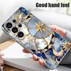 Vintage European Style Case For Samsung Galaxy S26 Ultra S25 Edge S24 Plus S23 FE S22 A17 A54 A55 A56 A57 5G Magnetic For Magsafe Matte Cover Moon Sun