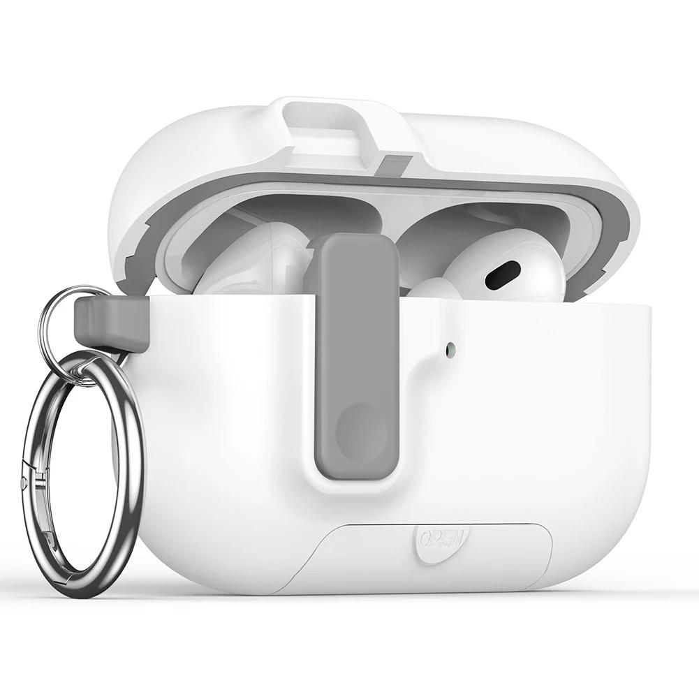 For Airpods Pro 3 Case with Automatic Lock & Cleaning Kit Phone Stand Design Protective Case Cover for Airpods Pro 3