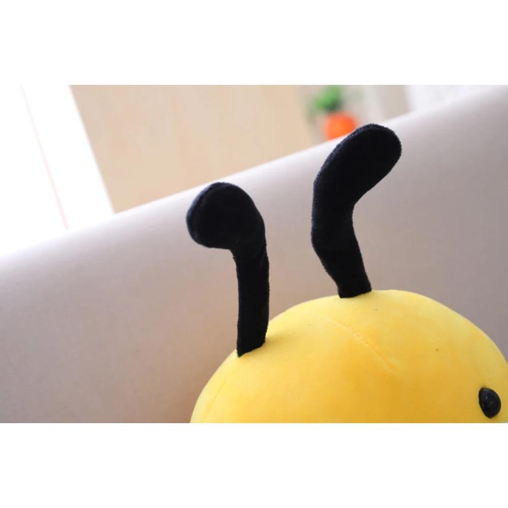 Cute Bee With Wings Plush Toys Lovely Stuffed Animal Dolls For Children Baby Birthday Home Decoration Christmas Gifts