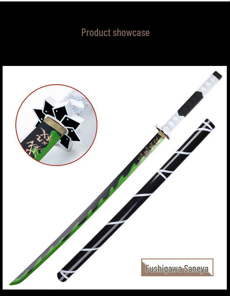 Demon Slayer Anime Swords: Tanjiro, Zenitsu & Giyu Cosplay