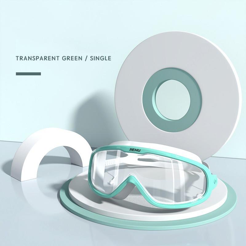 Myopie-Verschreibung -1,5 ~ -8,0 Grad Wasserdichte Anti-Beschlag-Silikon-Schwimmbrille mit Ohrstöpseln