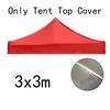 3X3m/3x4.5m Replacement Four-Corner Tent Cloth Canopy Top Cover Rainproof Foldable Pavilion Replace Gazebo Canopy Top Cover