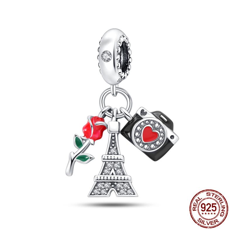 Fit Charms Fororiginal Bracelet 100% Copper Black Leica Camera Diy Jewelry Making Women'S Gift