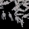 Unpainted 1: 87/100/150/200 Scale HO N Passers-by People Model Figures Layout