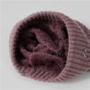 Middle-aged hat women's winter wool hat the elderly fleece warm knitted hat cotton