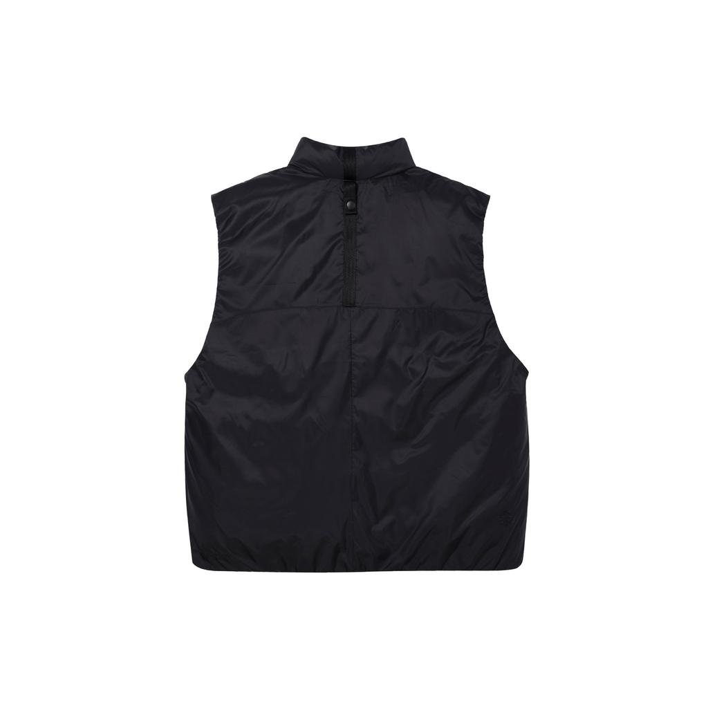 Nike Solid Color Zip Stand Collar Vest Men Vests Black DV9972-010