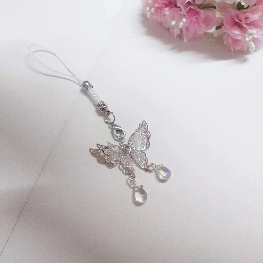 Heaven Official's Blessing Butterfly Phone Chain Hanging Rope Hua Cheng Lanyard  Cosplay