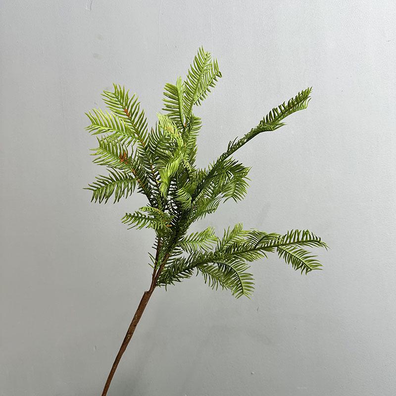 Artificial Soft Rubber Christmas Pine Needle Branch for Home Decoration