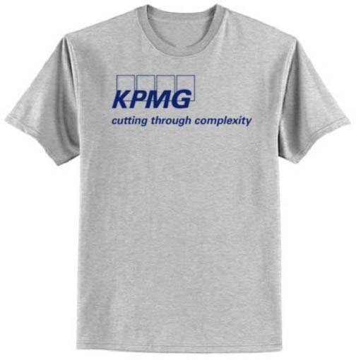 Унисекс Футболка KPMG International Company M