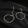 2Pcs Creative Sparkling Bracelet Women's Luxury Simple Bracelets Set