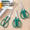 3pcs Straight Elbow Stainless Steel Gardening & Floral Pruners - Fruit Picker Shears, Branch Cutter & Fresh Flower Scissors