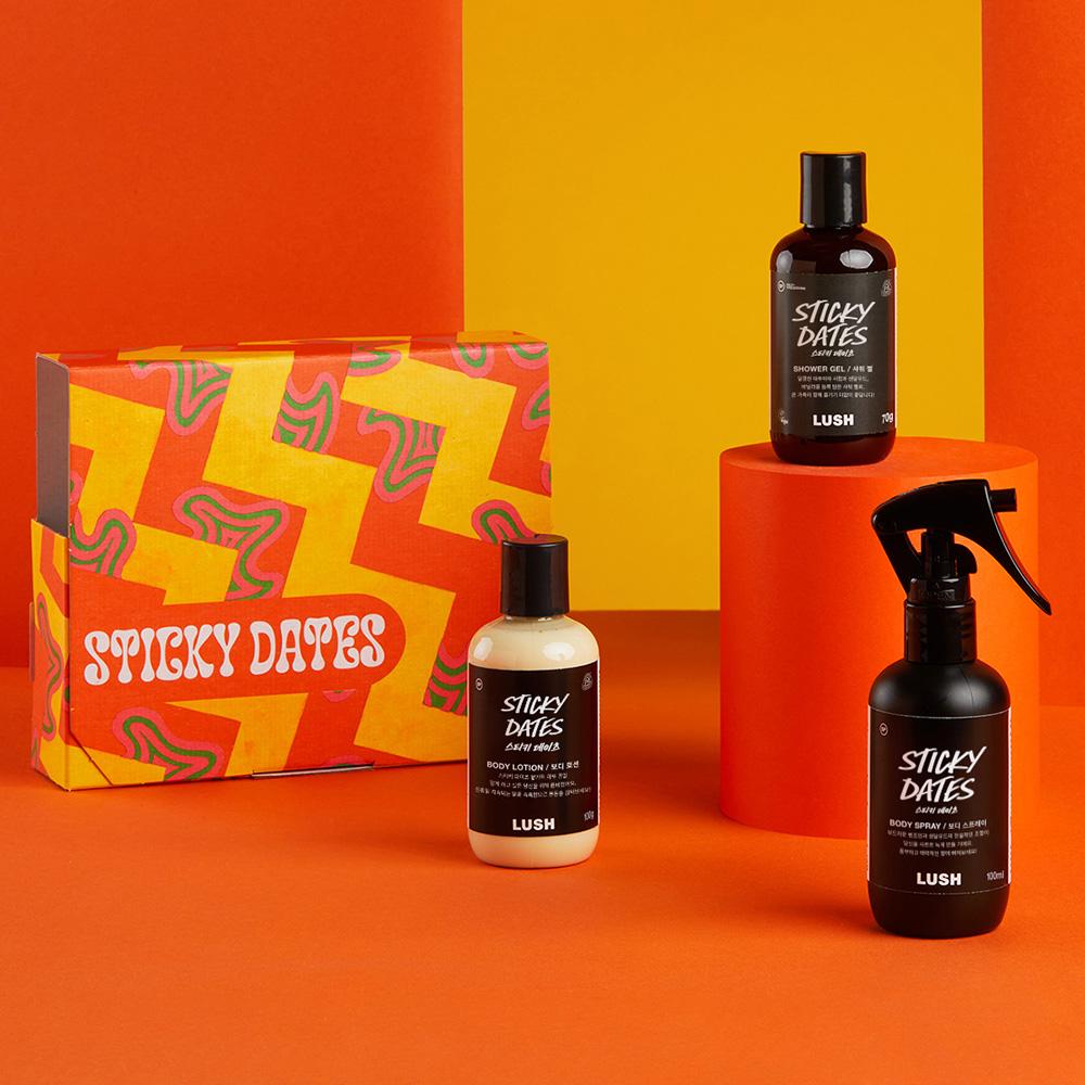 Lush Klebrige Datteln - Geschenkset / 3-teilige Konfiguration
