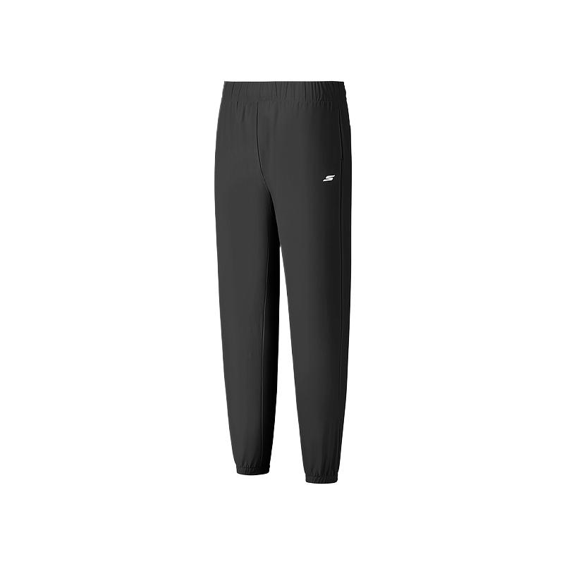 Skechers Comfortable Trendy Minimalist Versatile Casual Pants Women bottoms Carbon-Black P225W151-0018 S