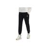 FILA Official Womens Knitted Long Pants 2024 Spring New Fashion Casual Basic Cuffed Sports Pants Women bottoms Black F11W418603F-BK