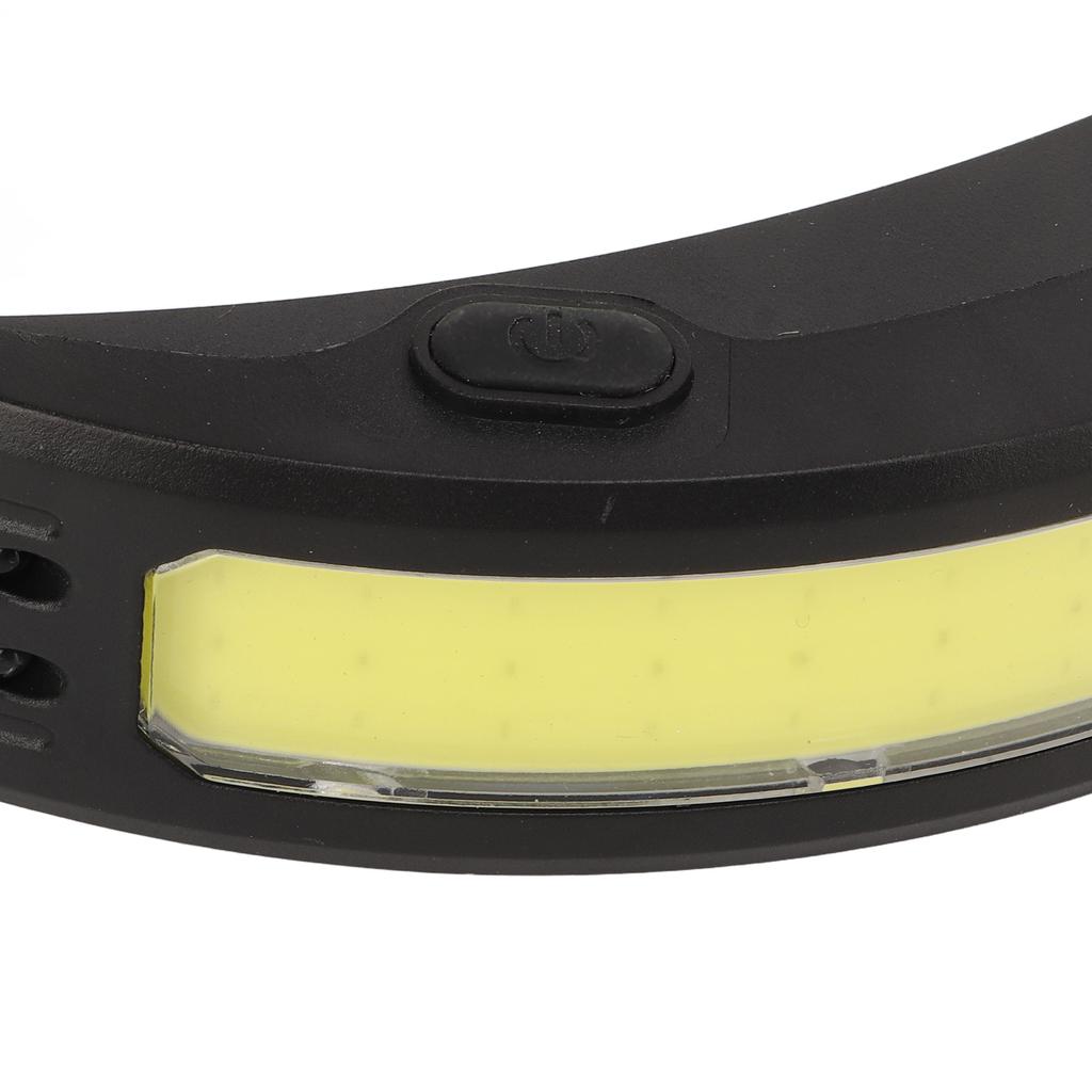 Faro frontale a induzione COB Faro frontale Proiettore 1200mah Rosso Bianco per Corsa All'aperto Ciclismo Ricaricabile USB