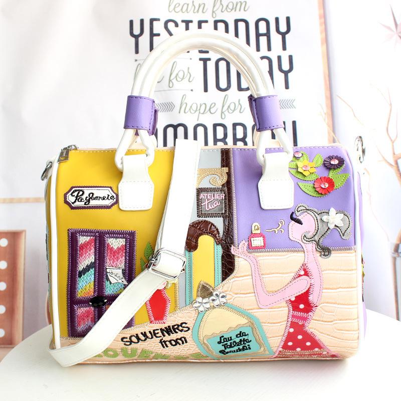 

Жіночі Нові Сумки 2024: Європейські та американські сумки-подушки, сумки-месенджери та нішеві сумки-бостонки на блискавці.