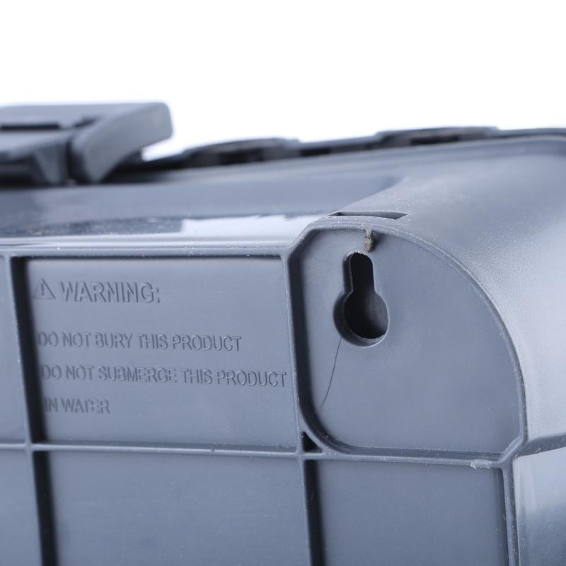 Outdoor Power Connection Box with Clear Lid Weatherproof Outdoor Cable Safety Box Portable Box for Timers & Plugs