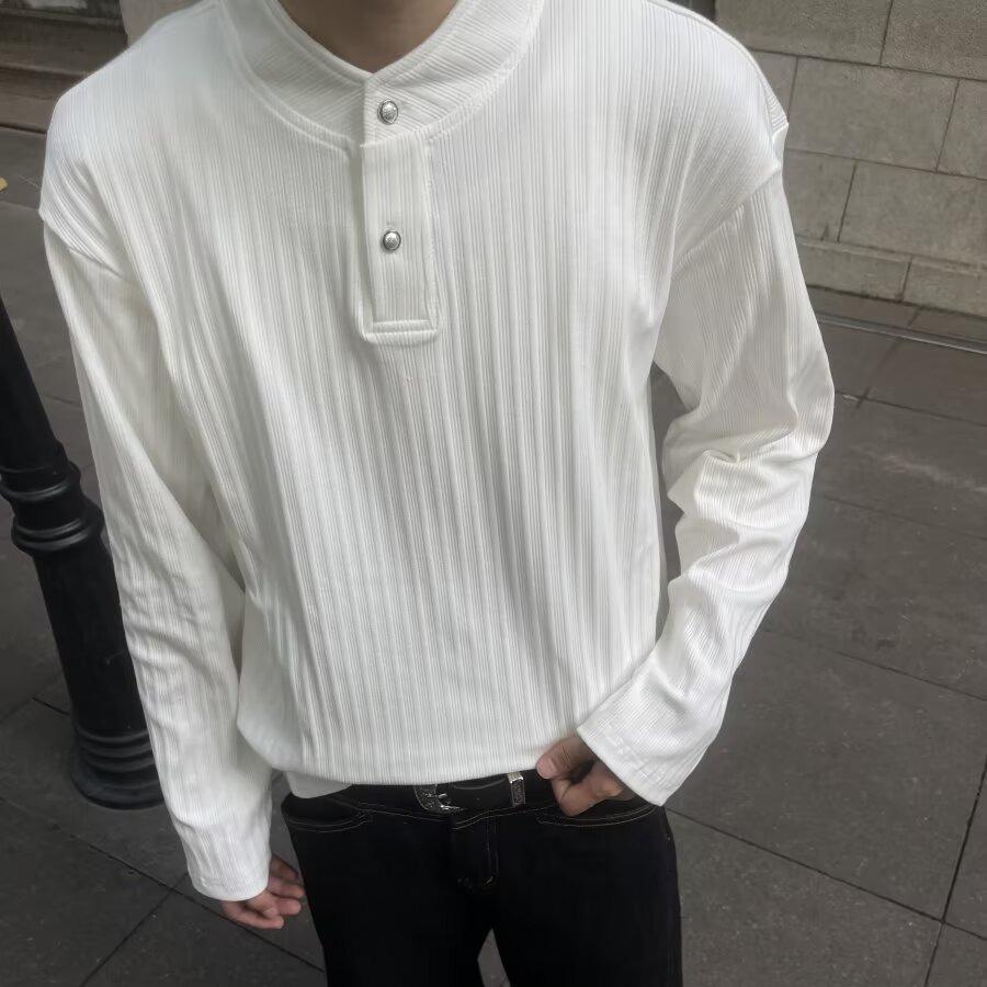 CleanFit Crystal Gem Henry Collar Boxy Fit Sweatshirt - Autumn/Winter M