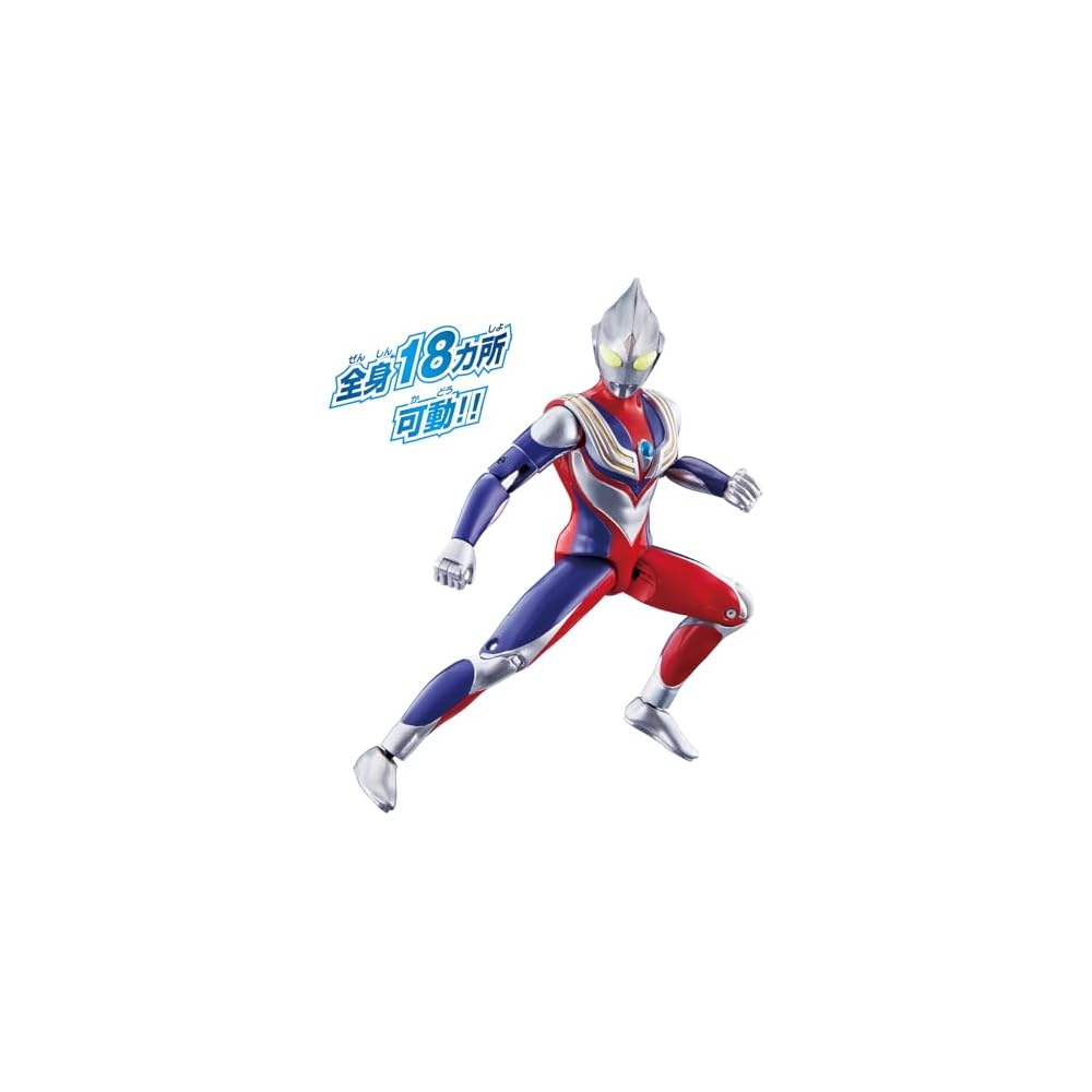 Ultra Action Figur Ultraman Tiga Multi-Type Guts Wing Set