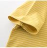 2026 Summer Boys' Korean Style Striped Lycra Cotton Round Neck T-shirt